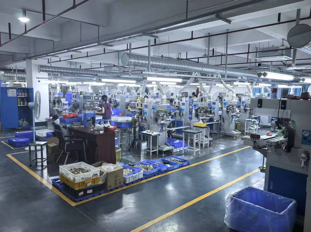 Pad printing workshop — full floor view